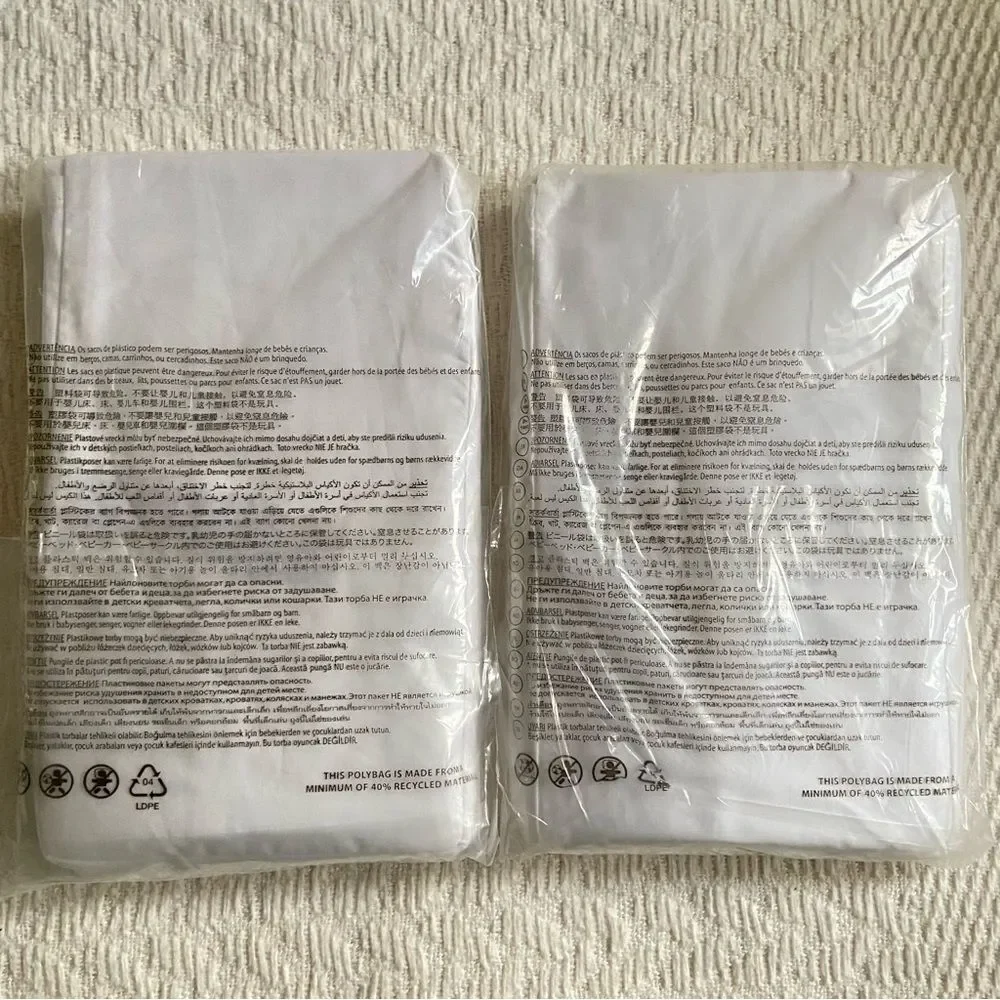 Ralph Lauren SET OF 2 Sateen Border Euro Sham Organic Cotton in Parchment